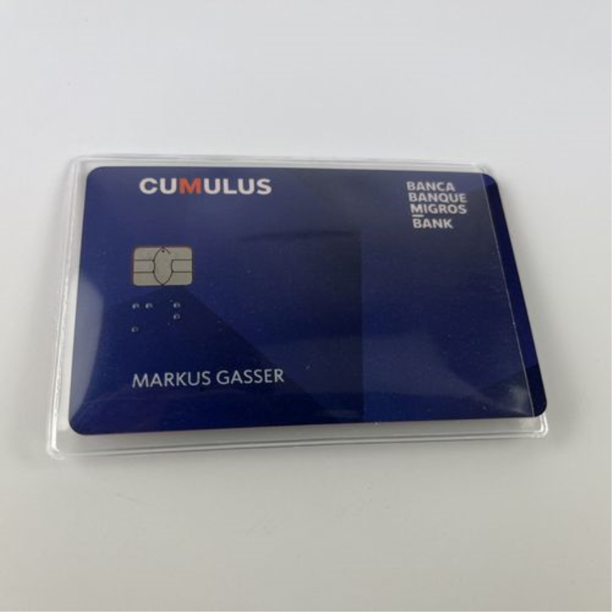 Pochette standard pour cartes de cr&amp;#233;dit PP 1 pi&amp;#232;ce