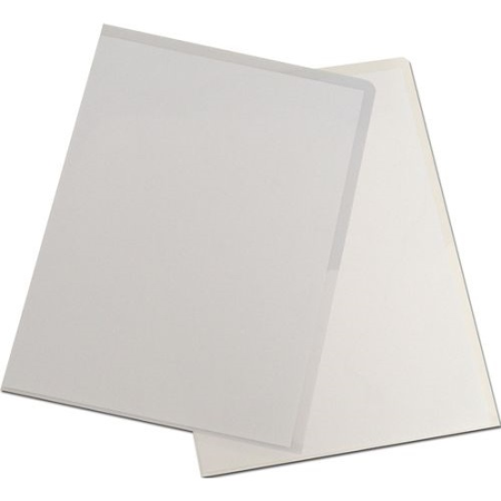 Pochette-coin A4 PP transparent cristal 100 pièces