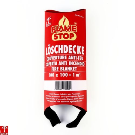 Löschdecke FlameStop 100,100 x 100 cm, EN 1869