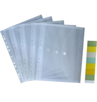 Pochette A4 horizontal, &amp;#224; soufflet de capacit&amp;#233; 20 mm, 5 pi&amp;#232;ces      