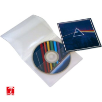 Etui double pour CD: 254 x 141 mm, avec 3 poches, set &amp;#224; 50 pi&amp;#232;ces