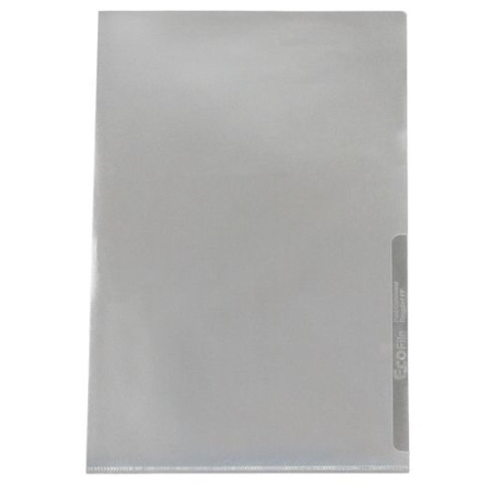 Pochette-coin A4 PP transparent 100 pièces